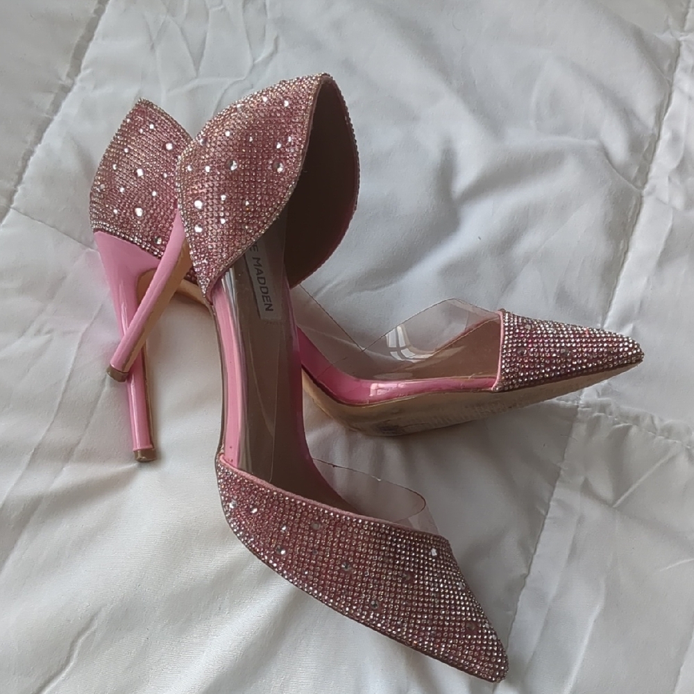 Steve Madden Sparkling Pink Heels